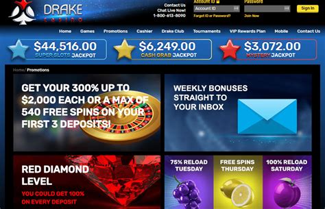 drake casino newsletter bonus